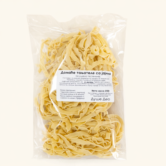 Домаће таљателе са јајима