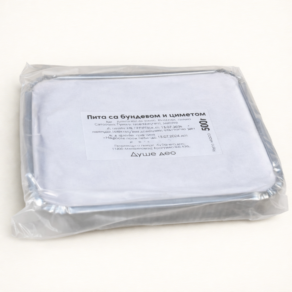 Домаћа пита са бундевом и циметом - НОВО У ПОНУДИ