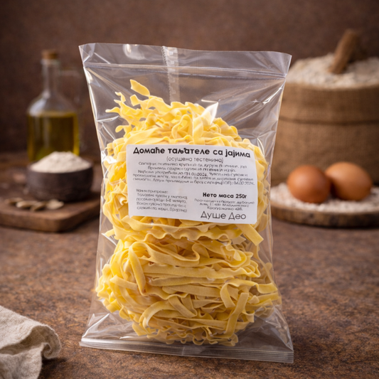 Домаће таљателе са јајима