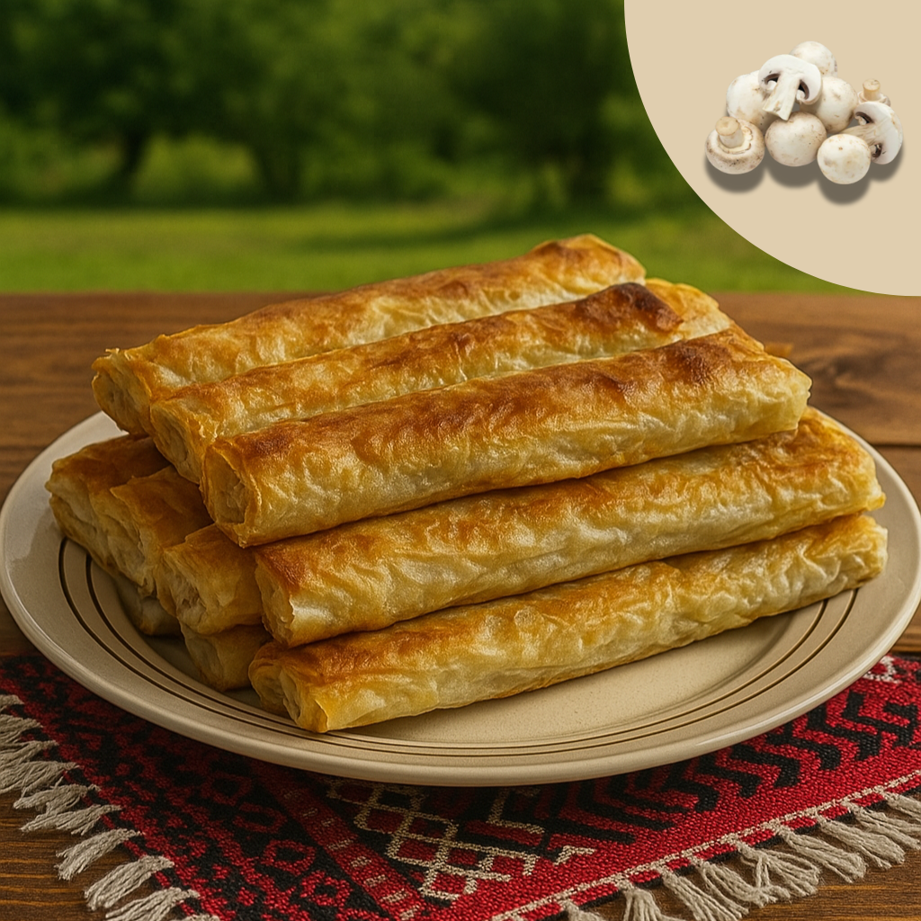 Домаћа пита са печуркама